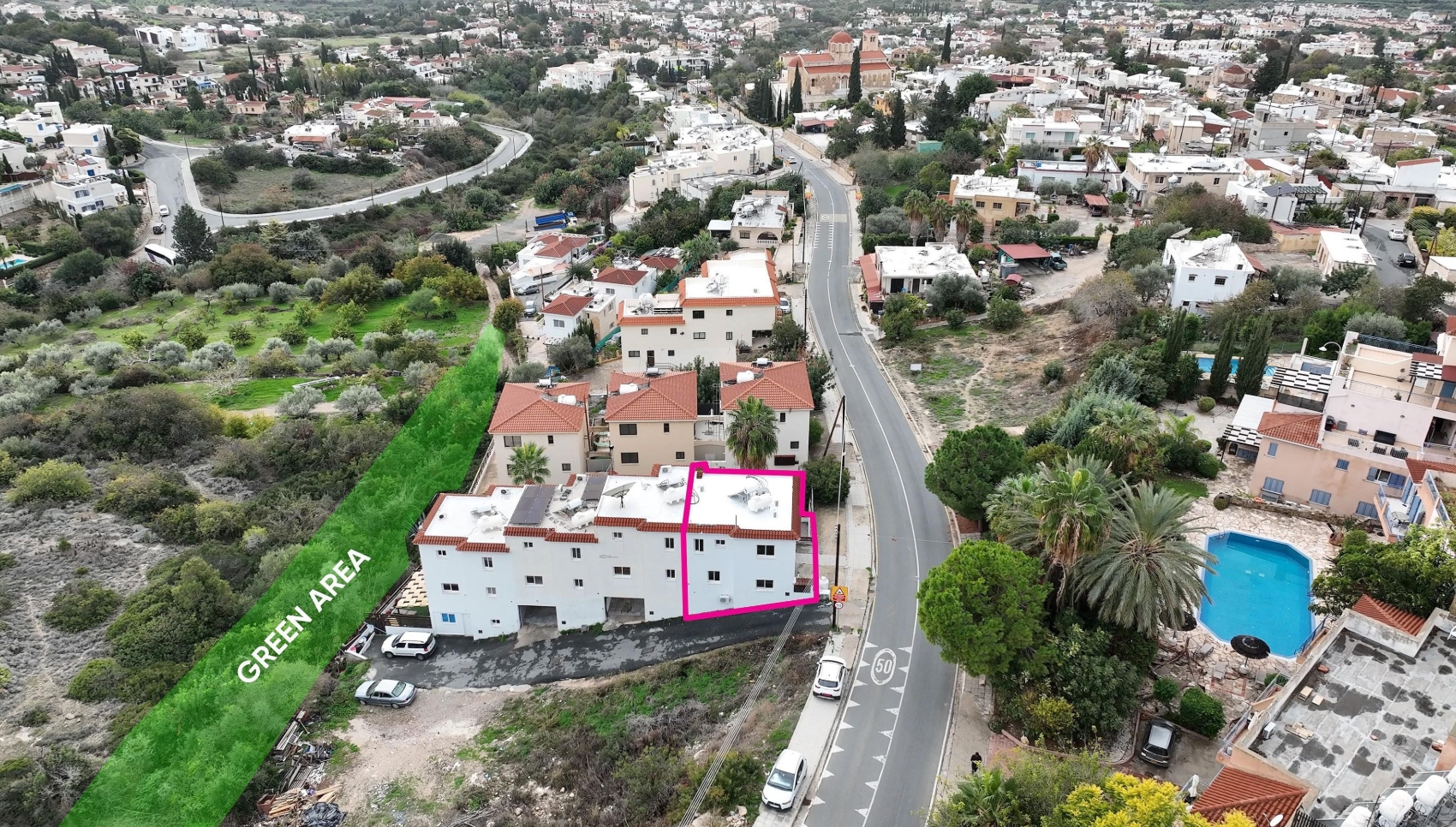 Three-Bedroom, Two Storey Semi-detached House, Tala, Paphos image 2