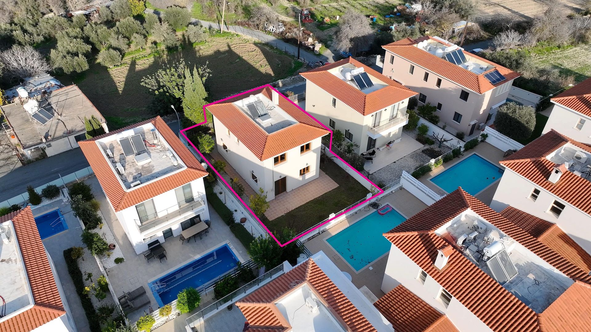 Elegant two-storey detached villa in the sought-after hillside community of Tsada, Paphos. image 21