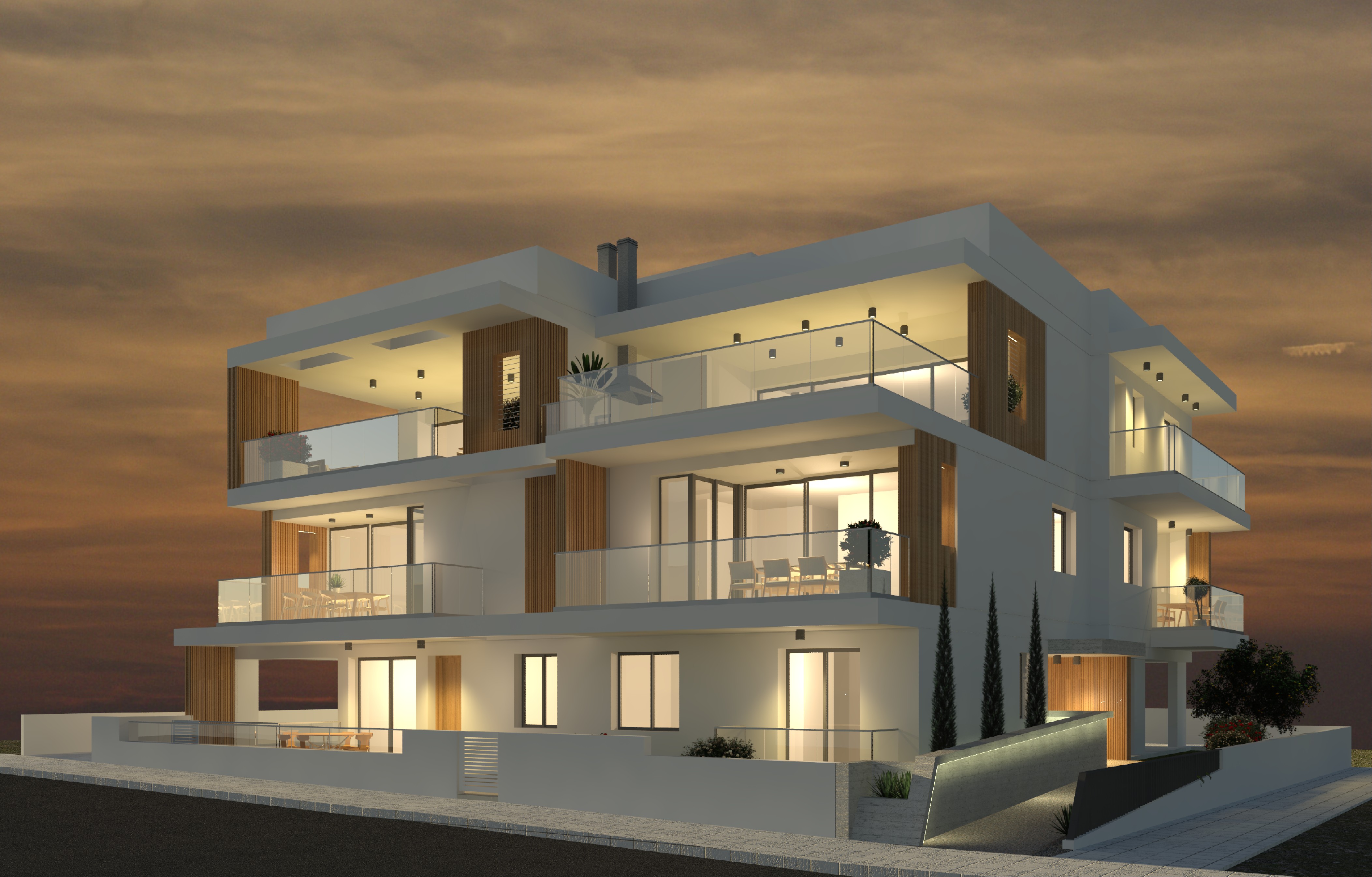 Two Bedroom Apartment-Under Construction-Meneou, Larnaca