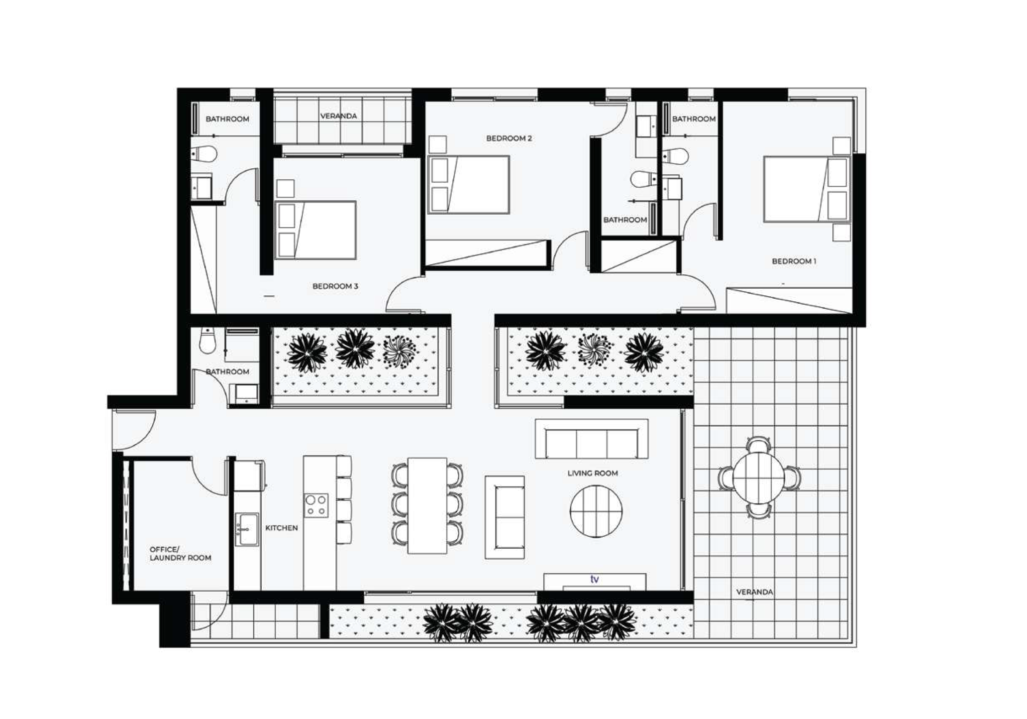 Four Bedroom Apartment UNDER CONSTRUCTION - Lykavitos, Nicosia image 6