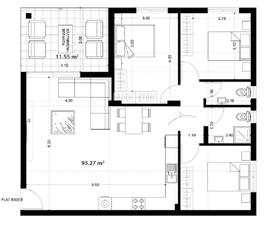 Three Bedroom apartment- Latsia, Nicosia image 7