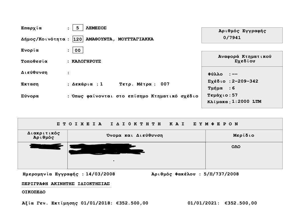 Prestigious Residential Plot in Kalogiroi Area, Limassol image 2