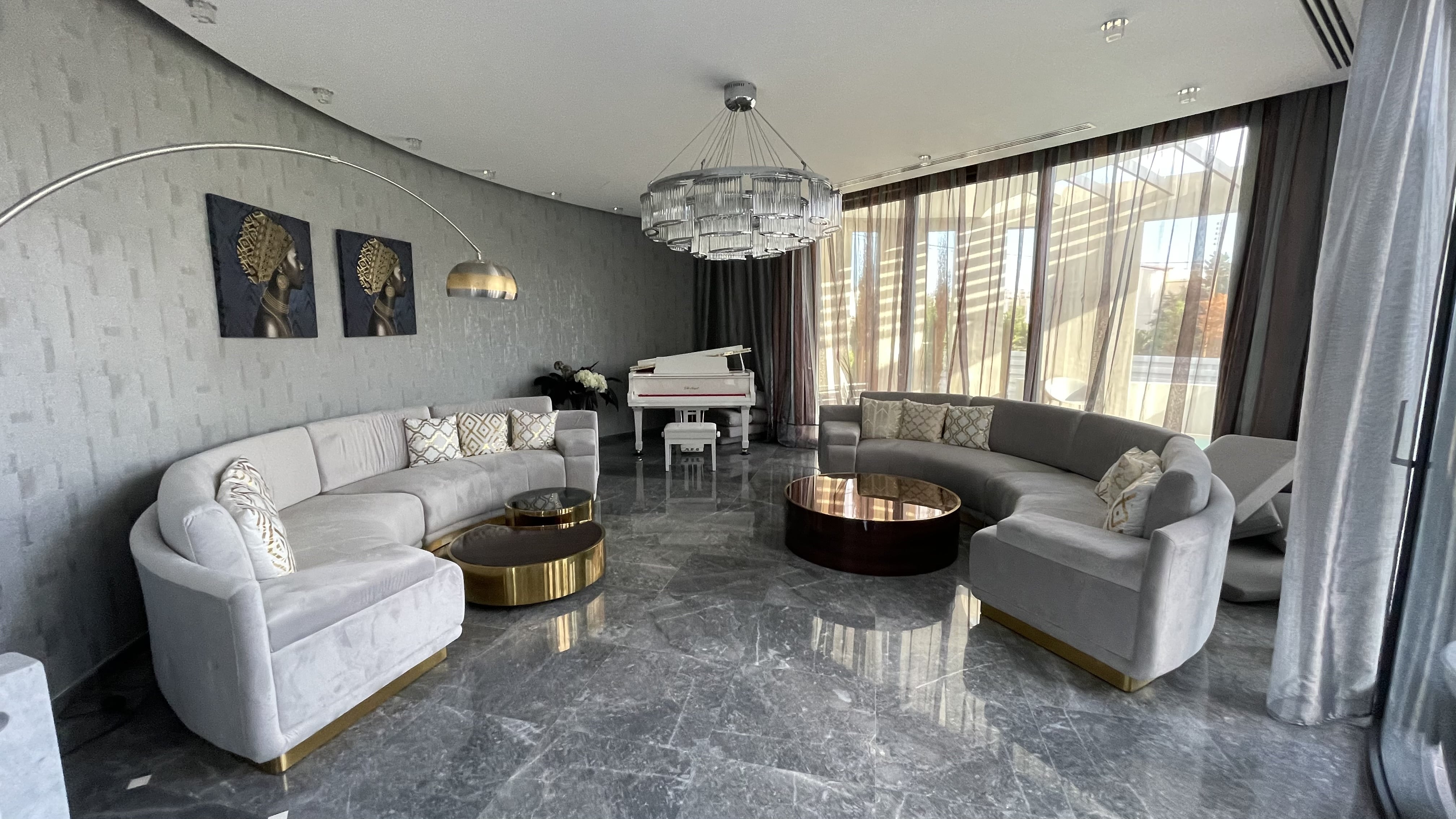 Luxury FIVE Bedroom Smart Villa with Pool & Roof Garden | 350m from Sea in Limassol, Potamos Germasogeias image 3