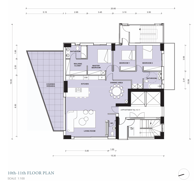 Three Bedroom Penthouse - Lykabittos, Nicosia image 29