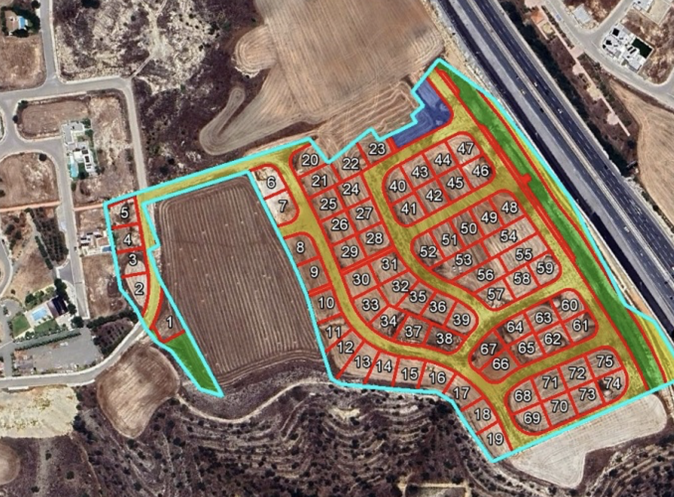 Under Division Residential Plot - Dali, Nicosia