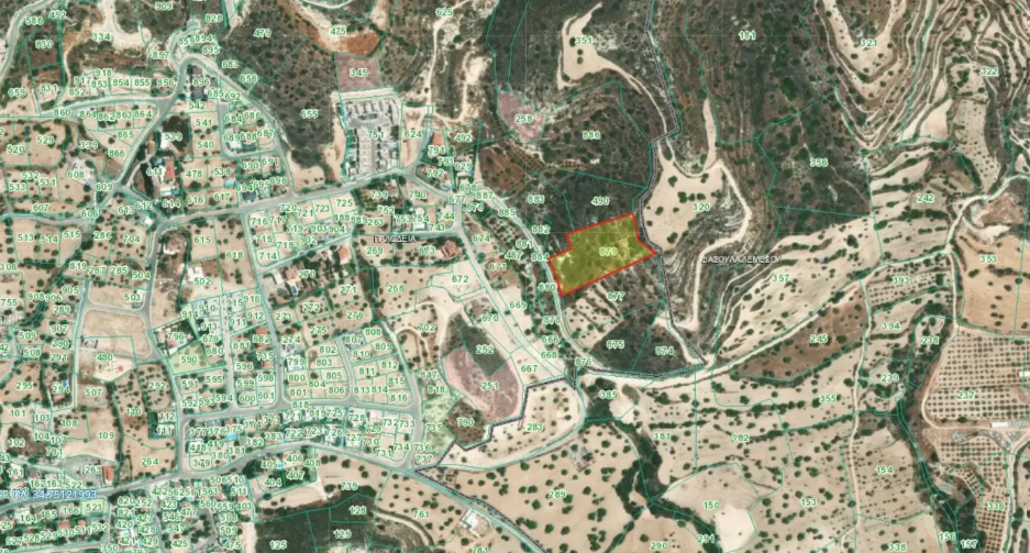 Plot for sale in Palodia, Limassol