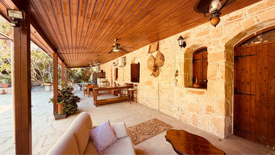 Three Bedroom Stone House for Sale – Germasogeia Village, Limassol